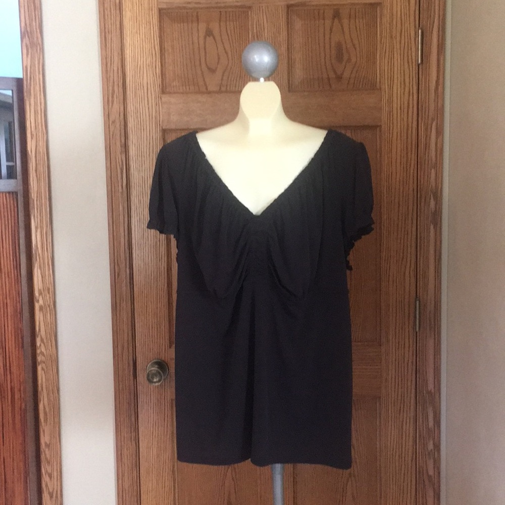 Lane Bryant Black Blouse